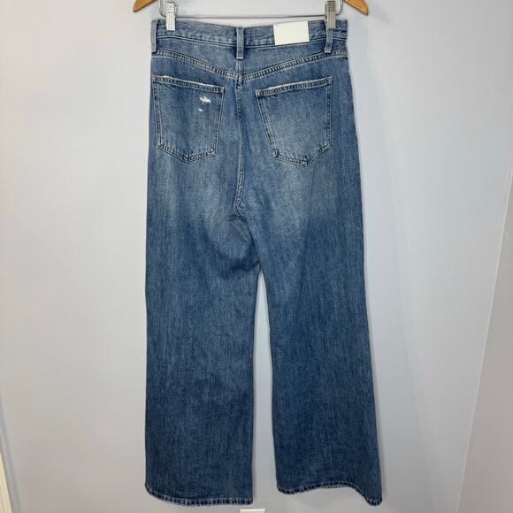 Pistola Ruby High Rise Palazzo Jean High Rise Wide Leg Stretch Women's 28 - Picture 4 of 13